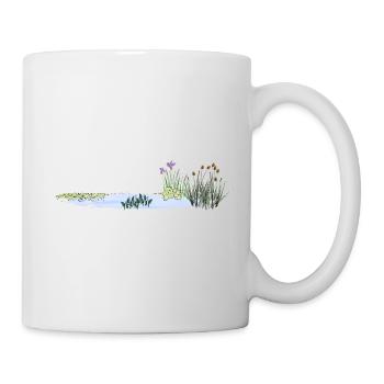 Étang - Mug blanc - blanc - Droite
