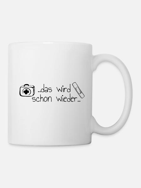 das wird schon wieder - Tasse - Weiß