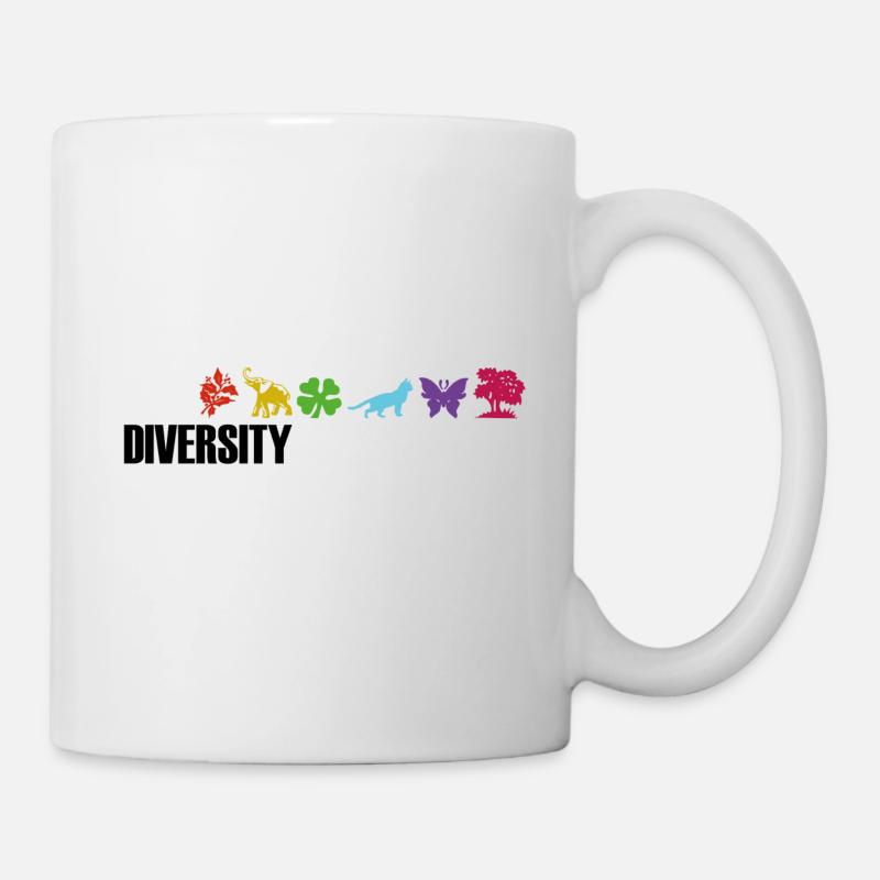 Diversity - Tasse - Weiß
