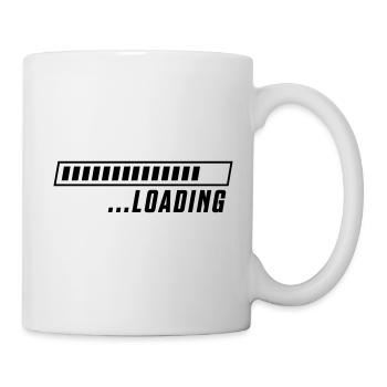 loading ladebalken - Tasse - Weiß - Rechts