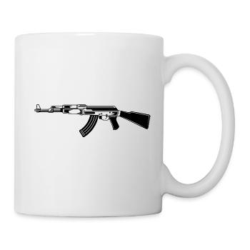 Ak 47 Guns - Tasse - Weiß - Rechts
