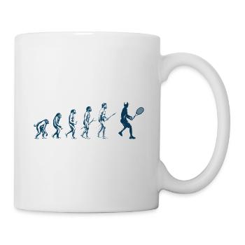 Tennis racket Tennis ball Tennis court Tenni - Mug - white - Right