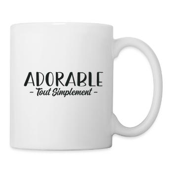 Tout simplement adorable - Mug blanc - blanc - Droite