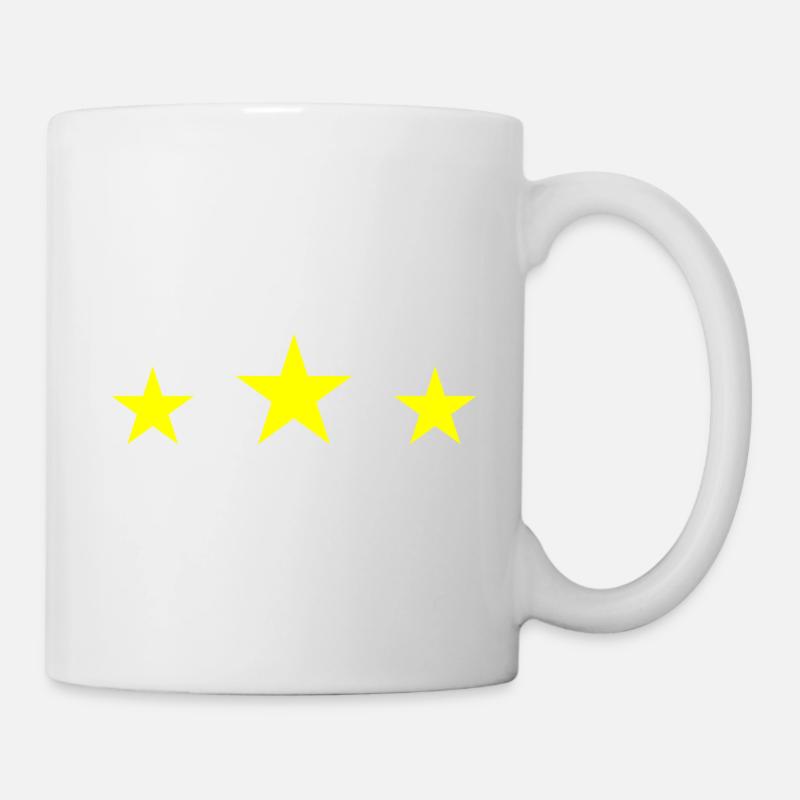 3 Sterne - Tasse - Weiß