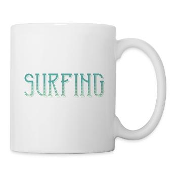 Surfing - Tasse - Weiß - Rechts