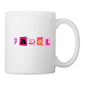 Padel pour les joueurs et joueuses de Padel - Mug blanc - blanc - Droite