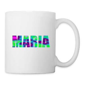 First name Maria in colorful capital letters - Mug - white - Right