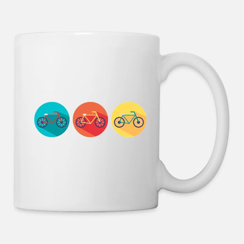 Bicycles - Mug - white