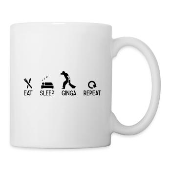 Capoeira - Tasse - Weiß - Rechts