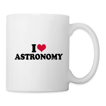 Astronomie J’aime l’astronomie Astronome Galaxie - Mug blanc - blanc - Droite