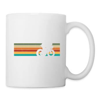 Retro Bicycle Cyclist for Man Woman - Mug - white - Right