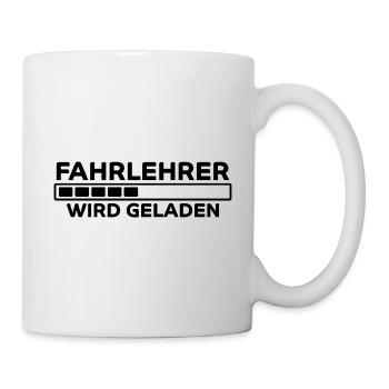 Fahrlehrer Spruch Lustige Fahrschullehrer Geschenk - Tasse - Weiß - Rechts