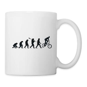 Darwin Evolution für BMXisten 🚴 ♂️ - Tasse - Weiß - Rechts