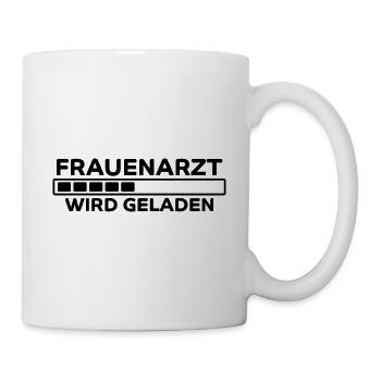 Frauenarzt Spruch Lustiges Frauenarzt Geschenk - Tasse - Weiß - Rechts