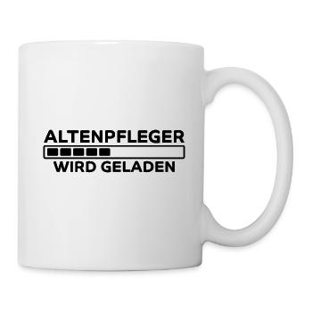 Altenpfleger Spruch Lustiges Altenpfleger Geschenk - Tasse - Weiß - Rechts