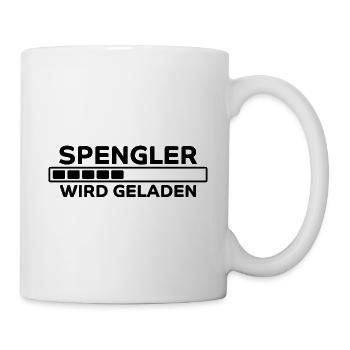 Spengler Spruch Beruf Lustiges Spengler Geschenk - Tasse - Weiß - Rechts