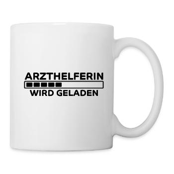 Arzthelferin Spruch Lustiges Arzthelferin Geschenk - Tasse - Weiß - Rechts