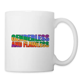 Androgynous Genderless And Flawless - Mug - white - Right