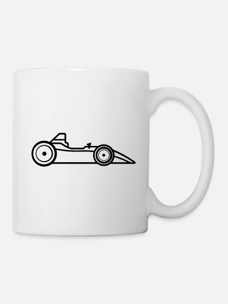 F1 Race Car - Mug - white