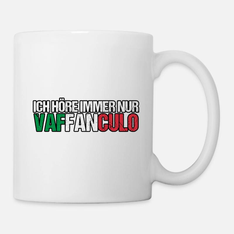 Italien Italiener Vaffanculo - Tasse - Weiß