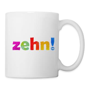 ZEHN 10 JAHRE JUNGE 10. GEBURTSTAG - Tasse - Weiß - Rechts