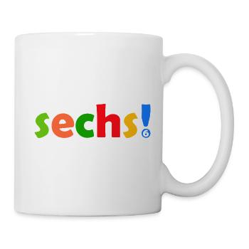 SECHS 6 JAHRE JUNGE 6. GEBURTSTAG - Tasse - Weiß - Rechts