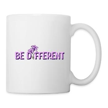 BE DIFFERENT – Purple Lilies Flowers Garden - Mug - white - Right