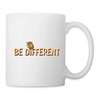 BE DIFFERENT Sunflower Self Love Positivity - Mug - white - Right
