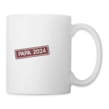 Papa 2023 Geschenk - Tasse - Weiß - Rechts