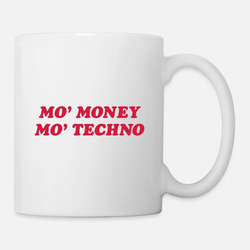 Mehr Techno - Tasse - Weiß