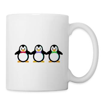 penguins - Mug - white - Right