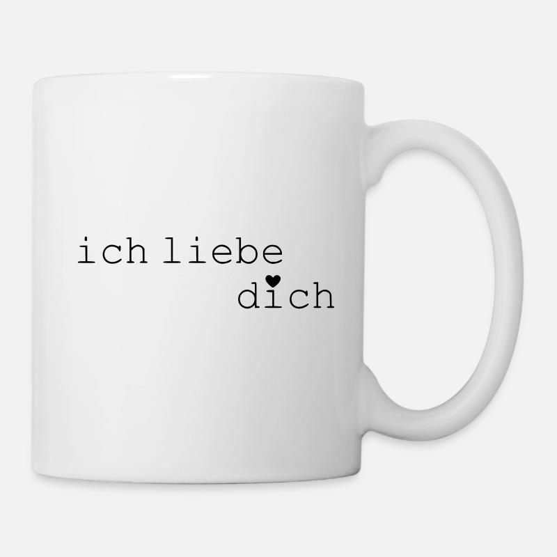 Je t’aime - Mug blanc - blanc