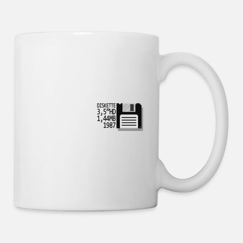 PixelArt - Floppy Disk - Mug - white