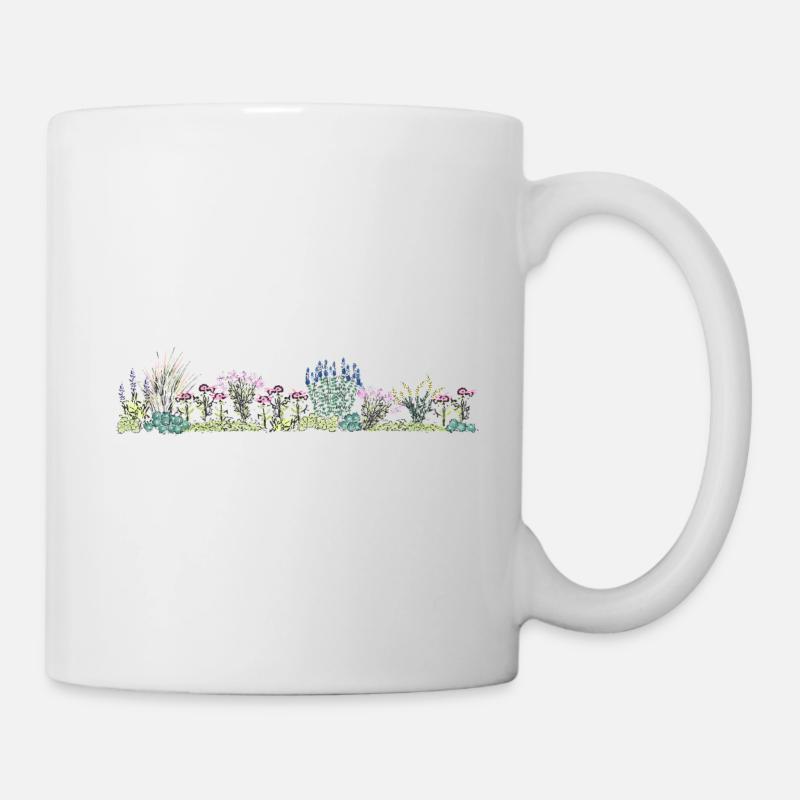 Watercolor bed - Mug - white
