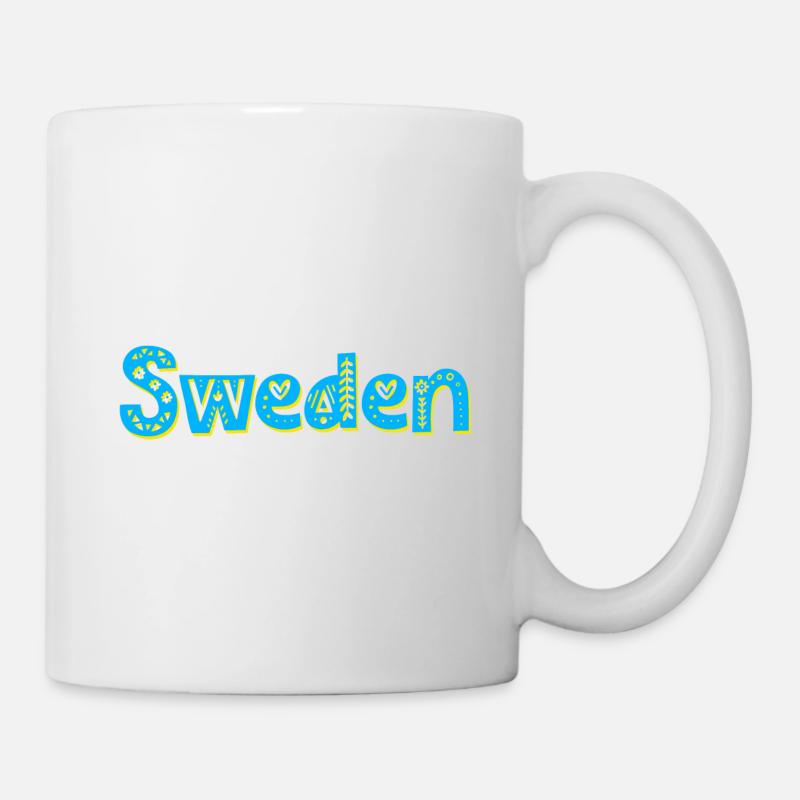 Suède - Mug blanc - blanc