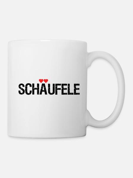 Schäufele - Tasse - Weiß