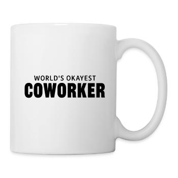 Worlds Okeyest Coworker Employee - Mug - white - Right
