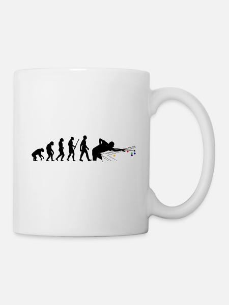 Snooker - Tasse - Weiß