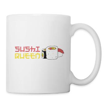Sushi Queen Maki Nigiri Rice Ramen Asia Japan - Mug - white - Right