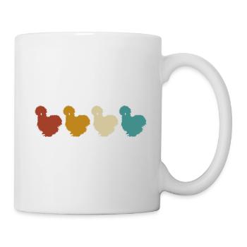 Silk Chicken Silk Chicken Silkie Chicken Gift - Mug - white - Right