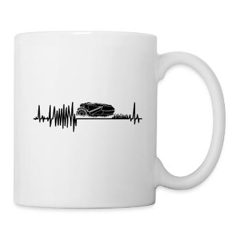 Hobbygärtner Rasenroboter Rasenmähroboter Fun - Tasse - Weiß - Rechts
