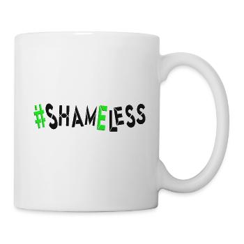 #shameless flagrant et sans vergogne - Mug blanc - blanc - Droite