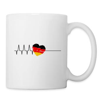 German Heartbeat - Mug - white - Right