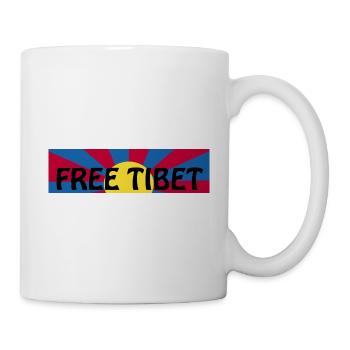 free tibet - Tasse - Weiß - Rechts