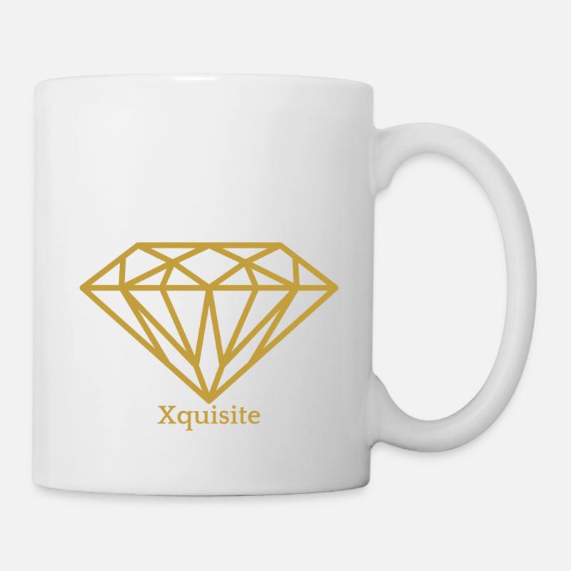 DIAMANT gold - Tasse - Weiß