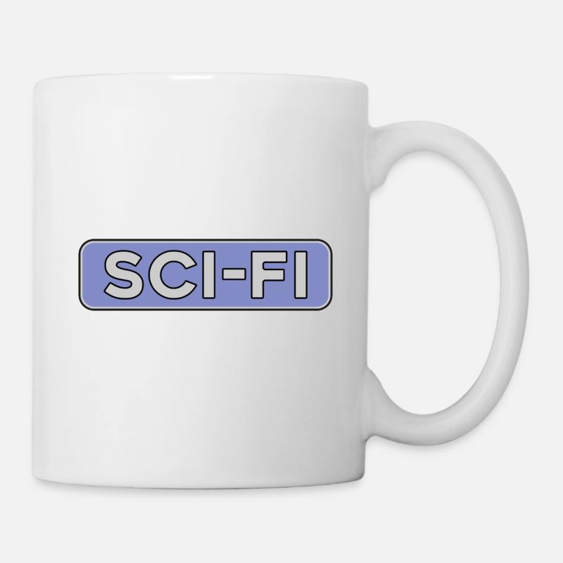 Scifi Science Fiction Science-fiction Nerd Geek - Mug blanc - blanc