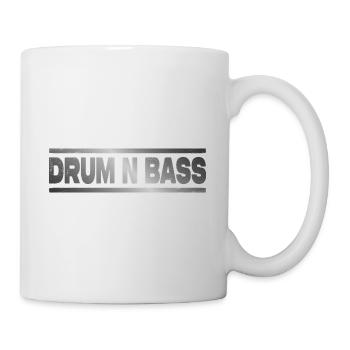 Drum and Bass DNB Junglist Drum n Bass - Tasse - Weiß - Rechts