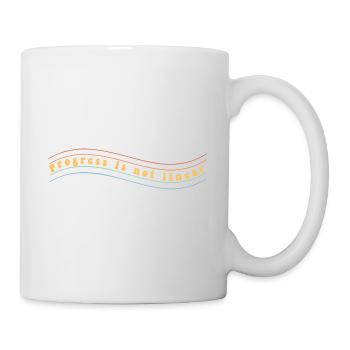 Progress Is Not Linear Special Education Teacher - Mug - white - Right