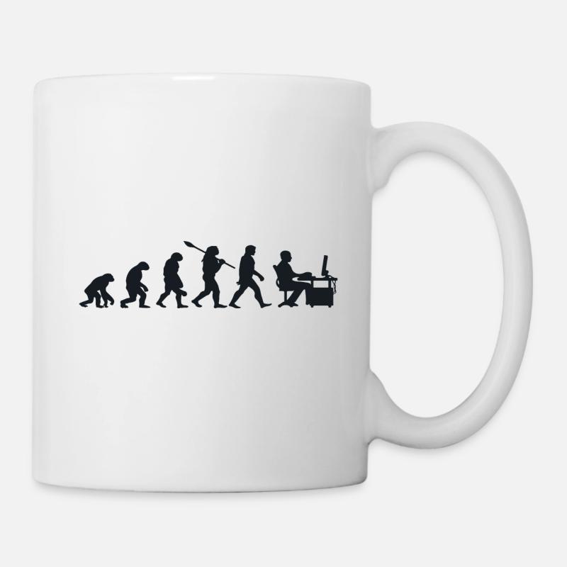 Darwin Evolution für Geeks 💻 - Tasse - Weiß