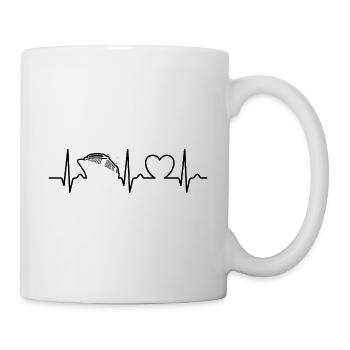 Heart Curve Cruise, Cruise Ship, Vacation - Mug - white - Right
